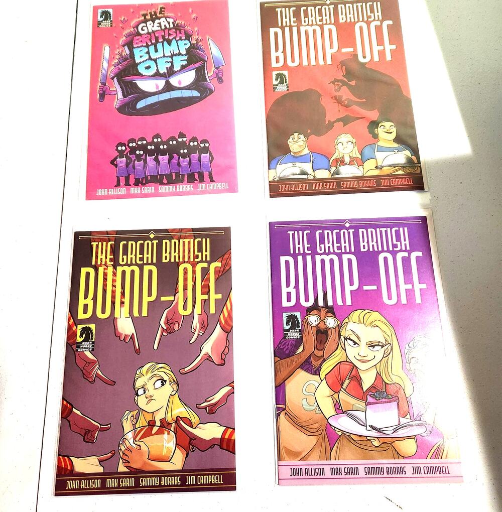 The Great British Bump-Off 4 Comic Series Dark Horse (2023) Satirical Fun